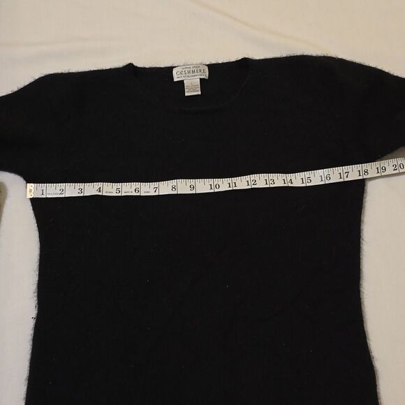 Sutton studio Bloomingales 100% Cashmere black longsleeve classic large - Picture 4 of 8